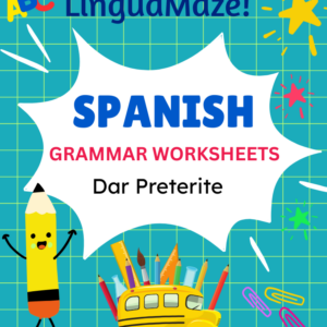 Dar Irregular Spanish Preterite Tense Verb