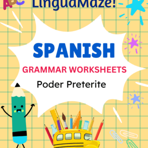 Poner Irregular Spanish Preterite Tense Verb