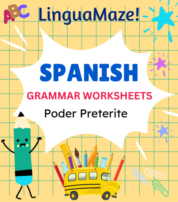 Poner Irregular Spanish Preterite Tense Verb
