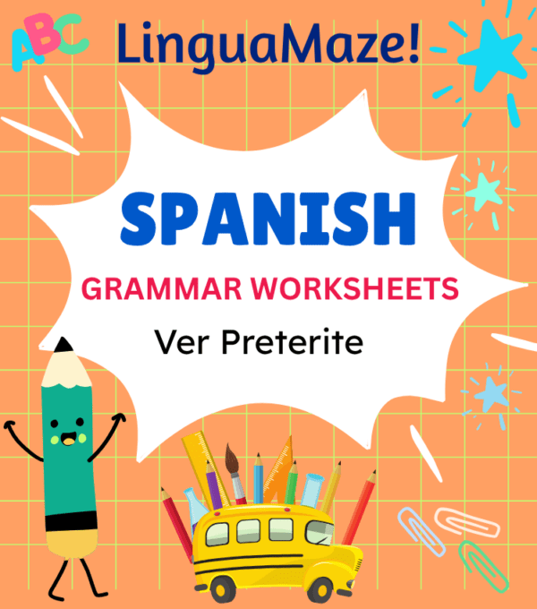 Ver Irregular Spanish Preterite Tense Verb