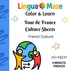 French Culture Tour de France - Color & Learn