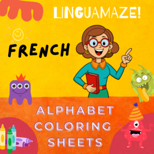 French Alphabet Coloring Pages – Learn, Color, and Trace