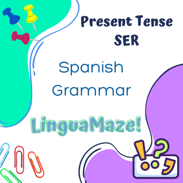 Spanish Verb SER – Present Tense Practice Worksheets