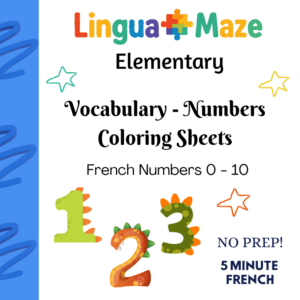 Spanish Numbers 0 - 10 Color, Trace & Learn