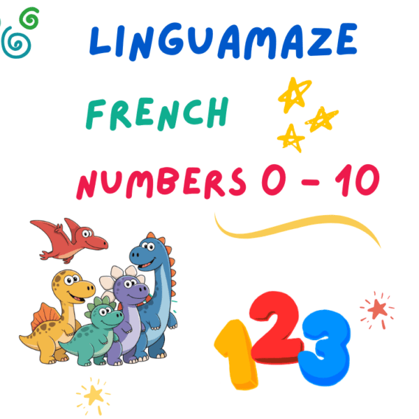 French Numbers 0–10 Trace, Color & Write Elementary School