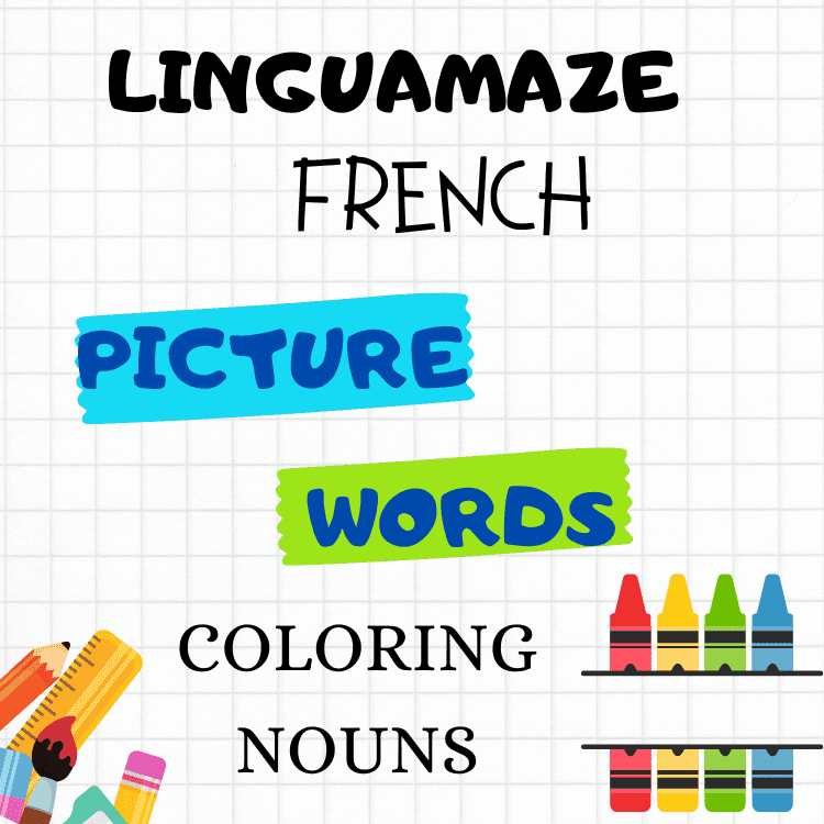 French Colors - Color the Nouns