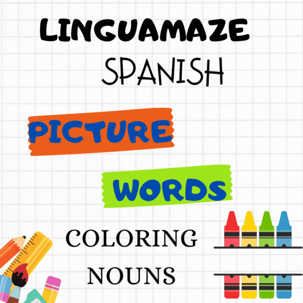 Spanish Colors - Color the Nouns