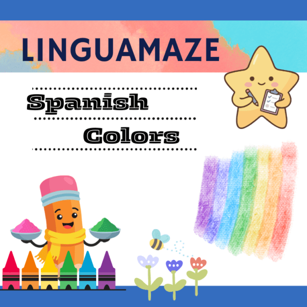 Spanish Colors - Color Trace & Write
