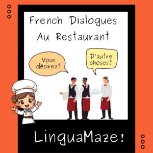French Restaurant Dialogues 6 Step PDF and Video Mini Series
