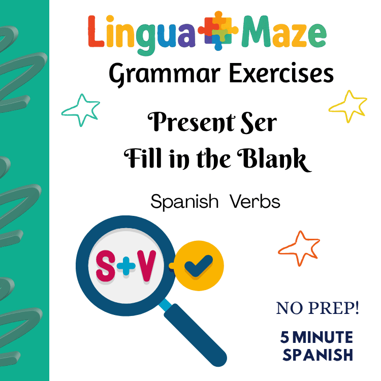 Sample preview page from Andar Irregular Spanish Preterite Tense Verb - LinguaMaze worksheet