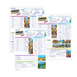 Andar Irregular Spanish Preterite Tense Verb